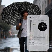 Umbrellas And Rain Hat Umbrellas - 黑狗-16支 - 查看 2