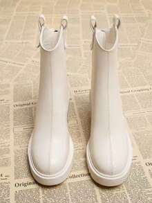 2025 Nouvelles bottes à talons compensés avec strass, style western pour le bureau, pour le printemps/automne