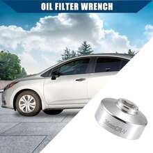38mm Oil Filter Wrench For Car, Front Oil Filter Socket, Durable, 1Pcs Silver Tone