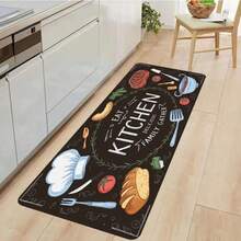 3pcs Kitchen Mat Set Thickened Coral Fleece Floor Mats Non-Slip Carpets Suitable For Bedroom, Living Room, Kitchen Door Non-Slip Absorbent Carpets Christmas