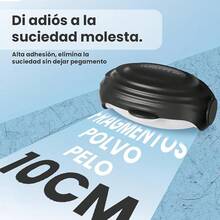 XNNGBXXDDT Quita Pelo de Mascota Lavable y Portátil,Rodillos de Pelusa Reutilizables,Rodillo para Eliminar Pelo de Perro y Gato,Perfecto para Ropa, (Negro) - Negro - Ver 3