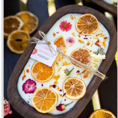 1/4 包装，香氛大豆椰子蜡烛，木芯/干花蜡烛，放松/舒缓压力/冥想/香薰蜡烛，家居装饰蜡烛，适合日常使用，节日礼物，派对装饰，送朋友的礼物，冬季礼物，生日礼物，情人节礼物（玫瑰，柠檬，薰衣草，薄荷）