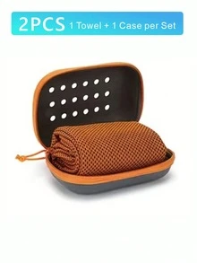 1条速干降温毛巾(可选硅胶套) - 超细纤维颈巾,适合徒步、跑步、健身、旅行和夏季运动 | 最适合炎热天气、露营、户外训练和返校使用的降温毛巾 - 彩色 - 查看 18