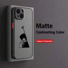 Cowboy Bebop Popular Anime Art Phone 17 16 15 14 13 12 11 XS X Pro Plus Frosted Translucentchristmasfall Phone Casephone 17halloween Accessories - Trộn màu - Xem 8