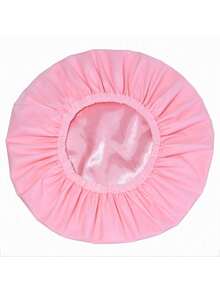 3/1pc New Thickened Waterproof Black PEVA Double-Layer Shower Cap, Long Hair Washing Cap, Hair Treatment Cap, Cooking Cap - Multicolor - View 20