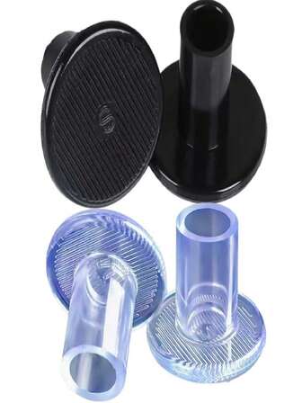 家用产品，1双，女士高跟鞋鞋跟钉保护套，条纹防滑设计，采用优质PVC材质，可靠耐用，是穿着高跟鞋的首选，从此无需再担心鞋跟磨损。