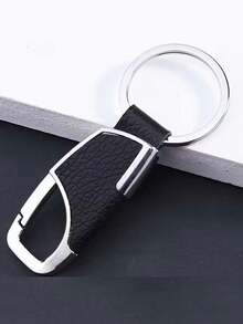 Llavero personalizado para hombre, llavero de moda minimalista creativo, llavero de metal, portallaves, regalo de llave de coche - Multicolor - Ver 3