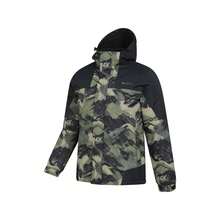 Mountain Warehouse Mens Shadow II Printed Ski Jacket (Dark Green) - 100% Polyester - (MW1024) - 墨綠色 - 查看 3
