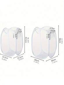 网状大容量脏衣篮，可折叠衣物收纳篮，家庭洗衣篮的完美多功能收纳袋，洗衣篮浴室收纳篮，篮子，收纳篮，可折叠洗衣篮 - 彩色 - 查看 11
