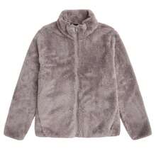 Animal Womens/Ladies Teddy Fleece Full Zip Jacket (Taupe) - 100% Mixed - (MW4470) - Brown - View 2