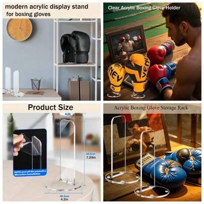Boxing Glove Stand, Boxing Glove Display Stand, Vertical Boxing Glove Display Stand Baseball Glove Display Stand 1 PACK