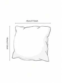 1 buc. Husă de pernă artizanală din pluș cu model în carouri, husă de pernă simplă pentru decorul casei pentru canapea în sufragerie, husă de pernă moale și confortabilă