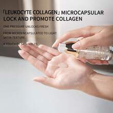 40ml Essência Ativadora de Colágeno Anti-Envelhecimento com Microcápsulas, Reduz Rugas, Firma a Pele, Hidrata e Umidifica, Adequado para Todos os Tipos de Pele