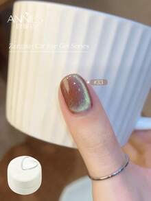 annies 5g Sea Cat Eye Gel Nail Polish 36 Color Set Versatile Fine Satin Glass Bead Cat Magnetic Gel Nail Enhancement 1pc/36pcs - 彩色 - 查看 34