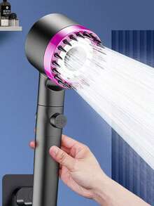 10 件淋浴喷头过滤器，PP 过滤淋浴喷头，3 种可调节模式，满足不同洗涤需求，3 层过滤，使用更安全，家用淋浴增压淋浴喷头