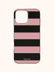 Retro Geometric Striped Phone Case, SECRET FACTORUS Fashionable Pattern Protective Cover, Compatible With IPhone 17 / 17 Air / 17 Pro / 17 Pro Max, And Galaxy Phones, Compatible With S26/S26 PLUS/S26 Ultra - Multicolor - View 23