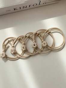 High Elasticity Thick Knotted Unbreakable Hair Ties, Hair Bands, Scrunchies Set, Versatile Women Hair Accessories ,Ponytail Holders ,Hair Elastics ,Hair Rubber Bands ,Hair Rope