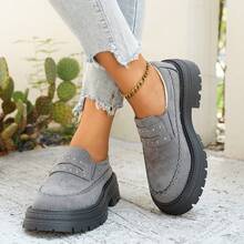 Giày đế xuồng đế xuồng đế thấp thời trang xuân/hè mới dành cho nữ, màu đen, đế dày, đế xuồng nhẹ, đế xuồng đế xuồng, giày bệt nữ - Xám - Xem 12