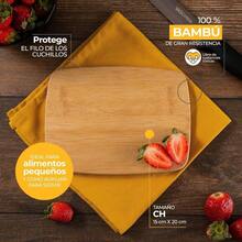 Esencial Tablas Para Picar de Bamb 2 Piezas - 24 de largo x 15 de ancho cm - Ver 5