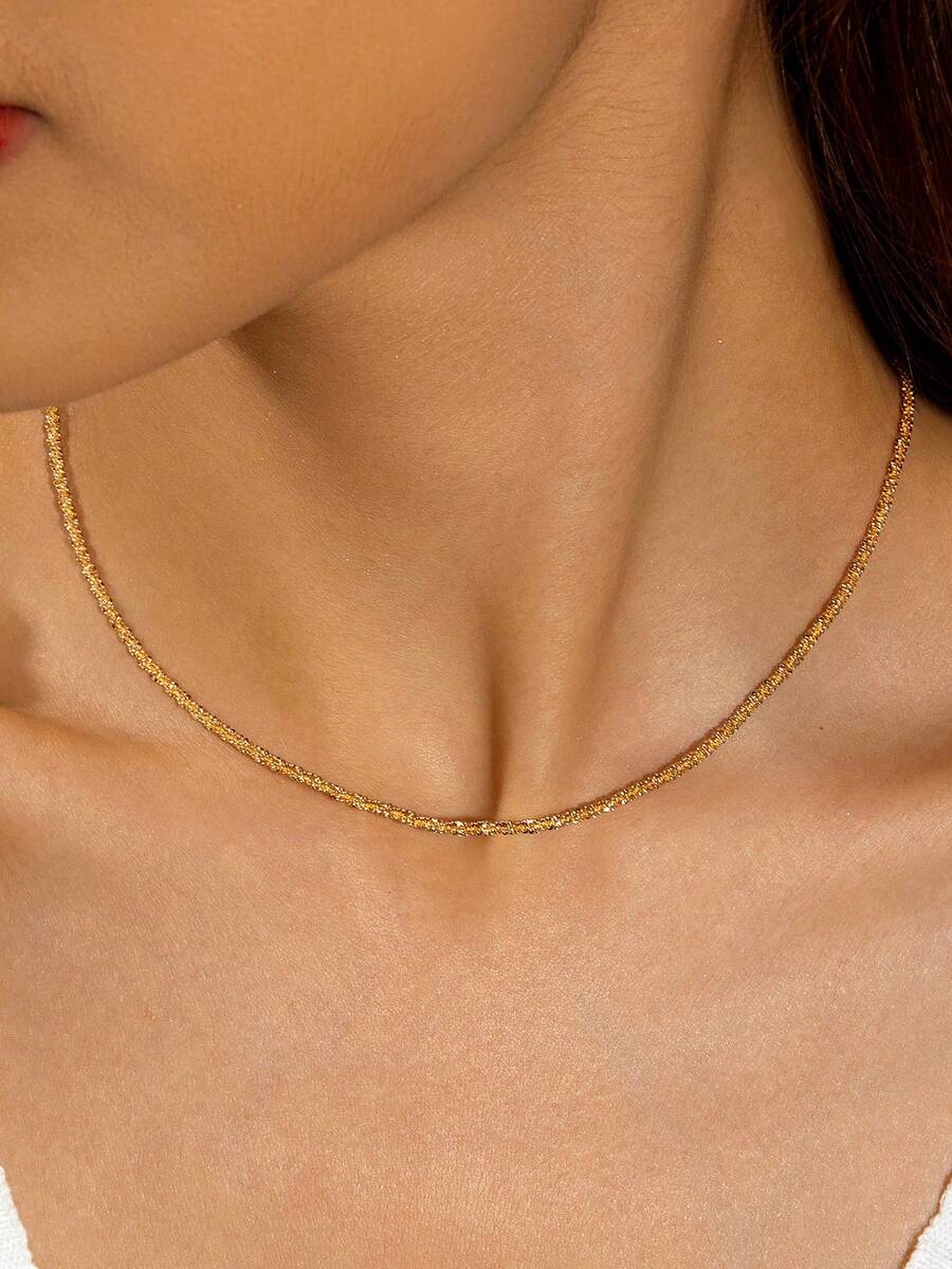 imoli Minimalist Solid Necklace