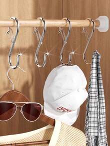 5个S型不锈钢弹簧夹挂钩 - 彩色 - 查看 5