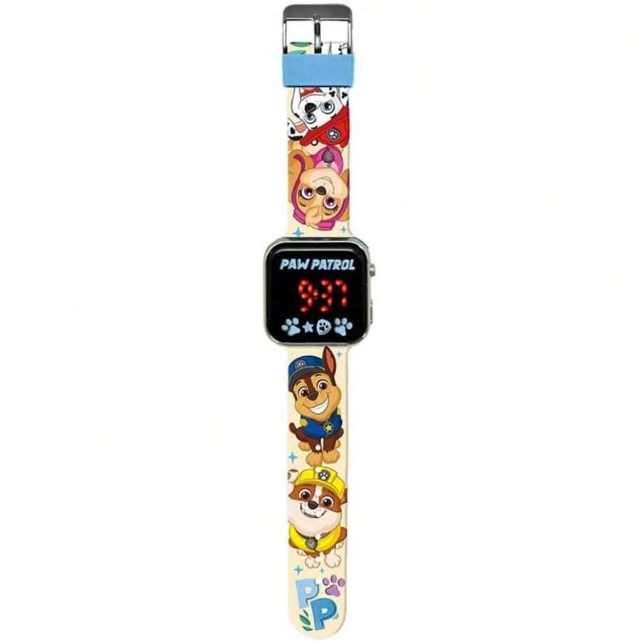 Nickelodeon Reloj de Pulsera Led Patrulla Canina Friends Junior Entrega 24/48 Horas - Envío Desde España - Azul - Ver 1