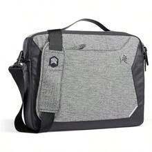 Myth FleeceLined Brief Case With Removable Strap For 15Inch Laptop Granite Black 117185P01