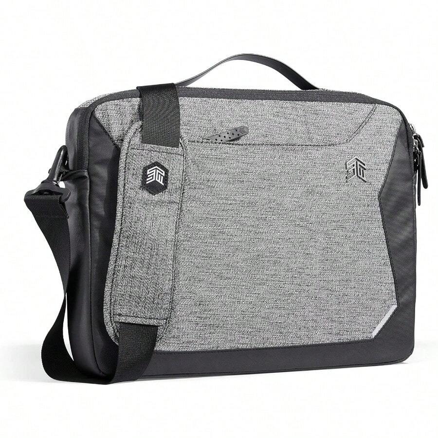 Myth FleeceLined Brief Case With Removable Strap For 15Inch Laptop Granite Black 117185P01