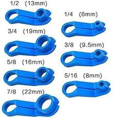 VMINGO Herramienta Desconexion Combustible Aceite Auto CA Kit Juego Extracción en Ángulo Diferentes Tamaños (Piezas) - 1 - Ver 7