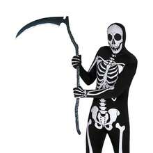 Fiestas Guirca 適合奇幻服裝和角色扮演的玩具鐮刀，132 厘米手持武器，具有逼真的鐮刀設計，適合兒童和青少年，非常適合中世紀、女巫、獵人和奇幻主題 - 免費送貨 ✅ 24/48 小時內送達西班牙（半島） - 彩色 - 查看 3