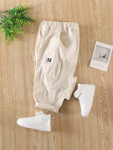 男童松紧腰休闲牛仔裤