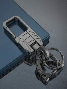 1 pieza Llavero metálico mecánico, accesorio de llavero de coche de alta gama, regalo - Multicolor - Ver 4