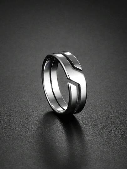Fashionable and Popular Men Stainless Steel Ring for Jewelry Gift and for a Stylish Look