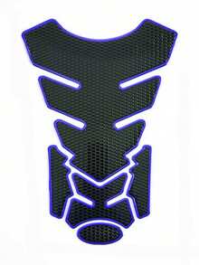 Pegatina protectora para el tanque de combustible de la motocicleta con patrón de espina de pescado, pegatina decorativa con forma de motocicleta, resistente al agua, de PVC suave y resistente a los arañazos, el mejor regalo para los entusiastas de las motocicletas, un regalo para el novio, el esposo, el hermano o el hermano menor