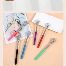 1PCS Back Itch Scratching Rake Stainless Steel Retractable Home Massager Scratcher Itch Scratcher Itch Scratcher