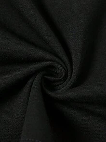 Women's Printed T-Shirt Young Ladies Club Blouse 100% Cotton Promotion - màu đen - Xem 5