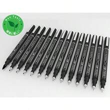 MicroLine 14 Pens With Case Fineliner Multiliner Archival Ink Waterproof Journaling Illustration Architecture Technical Drawing Outlining Scrapbooking Manga Writing Rock Painting Black