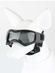 Dog Helmet And Goggles, Small Motorcycle Hat With Adjustable Straps For Walking Your Dog - màu đen - Xem 4