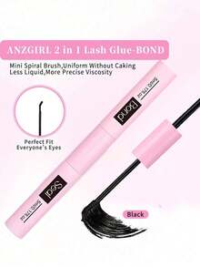 120 件 C 卷纤细自然睫毛簇 | 混合 8-16 毫米 DIY 单根假睫毛，易于佩戴和可重复使用，非常适合日常化妆，自然外观增强和初学者友好的睫毛造型 - 黑色 - 查看 6