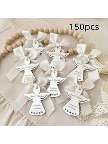 Baptism Angel Acrylic Mirror Custom Tag, Personalized Gift Tags, Baby Shower Name Tag, Baptism Name Tag, Name Tags For Favors,Engagement Favor Tags,Bridal Shower Favor Tags,Baby Shower Gift Tags,Welcoming Baby Party Decoration Tags,First Communion Favor Tags - Multicolor - View 18