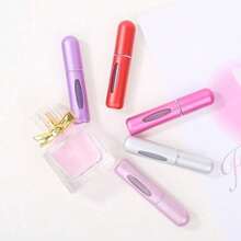 Perfume Refill Bottle Portable Mini Refillable Spray Can, Empty Cosmetic Container Travel 0.17oz + 1 OPP Bag, Mini Refillable Perfume Bottle, Bottom Filled Travel Perfume Spray Bottle, Vintage Perfume Spray Bottle, Glass Perfume Bottle, Portable Fragrance Container, Portable Scent, Fashion Perfume Bottle, Compact Sprayer, High Quality Sprayer, Leakproof Spray Head, Perfume Dispenser, Frequent Traveler, Perfume Lovers - A Random Color - 查看 8