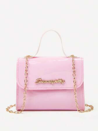Shiny Mini Shoulder Bag, Fashion Crossbody Handbag