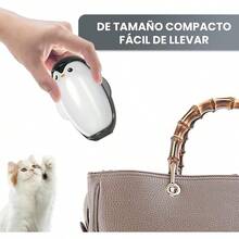 XNNGBXXDDT Quita Pelo de Mascota Lavable y Portátil,Rodillos de Pelusa Reutilizables,Rodillo para Eliminar Pelo de Perro y Gato,Perfecto para Ropa, (Negro) - Negro - Ver 2