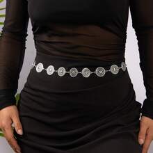 2025 New Women's Retro Waist Chain Metal Versatile Decoration Bohemian Style American Belt - LB495-572 - 查看 7