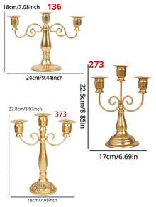 1PC European Vintage Iron Candle Holder/Candlestick Holders, Candlelight Dinner Shooting Props Candlelight Dinner Wedding Table Decoration,Room Decor/Home Decor/Table Decor/Wedding Candle Decor,Suitable For Weddings, Festivals, Tabletop Decorations For Home, Parties, Weddings,Best Friend Gift/Winter Gift,Thanksgiving Day/Christmas/Halloween