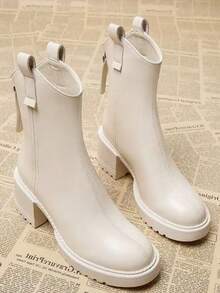 2025 Nouvelles bottes à talons compensés avec strass, style western pour le bureau, pour le printemps/automne