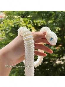 2026 New 3D Printed Snake - Extended Version - Full Articulated Joints - Animal Model Toy - Snake Toy - Home Decor Figurine - Birthday Gift - Easter Gift - Halloween Gift - Christmas Gift - Gift - Toy (Random Eye Color)