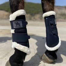 TGW RIDING XL/L/M/S Mesh-gefütterte Kunstleder Gamaschen, atmungsaktiv & stoßabsorbierend für Dressur, Springen, Reiten, Training