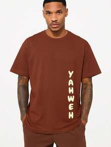 kit 2 Camiseta Masculina Streetwear Estilosa Despojada Estampada Costa Lisa Gola Redonda Tecido Grosso Malha Ideal para Evento, Trabalho, Dia a Dia, Culto Natal , Ano Novo - Multicolorido - Visão 6