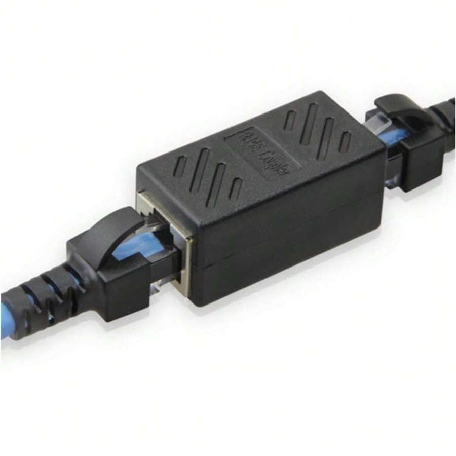 RJ45 Ethernet Cable Connector, Double Connector, Network Straight ...